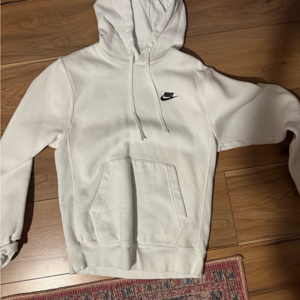 Nike White Hoodie